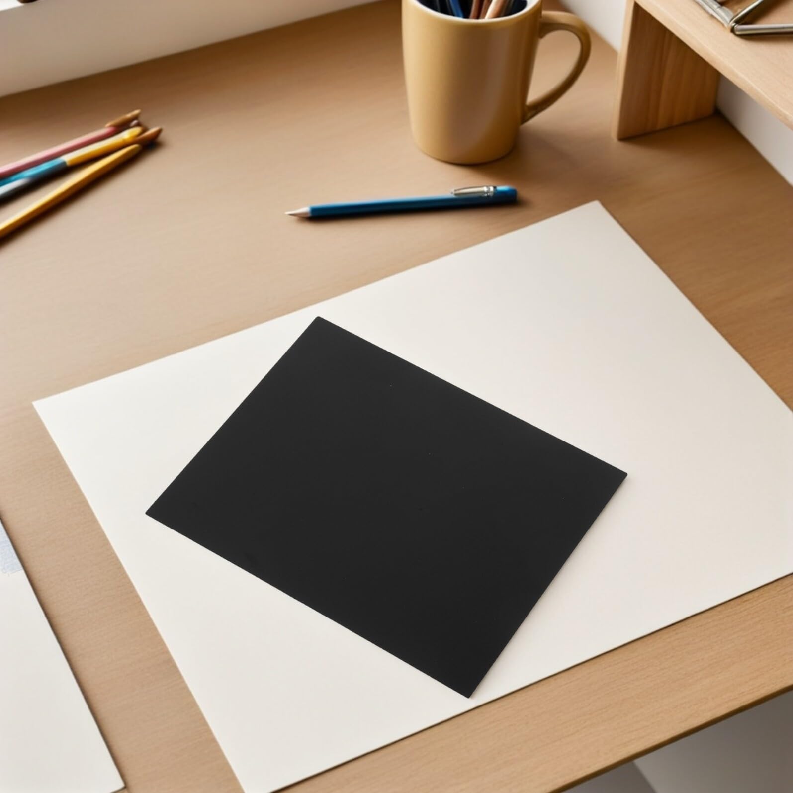 5 Stück 5 Gravierbare Eloxierte Aluminium Rohlinge 7 X 5 Zoll Schwarz Leere Büroschilder Korrosionsbeständige Metallplatten für Türbeschriftung und Gravur Austauschbare