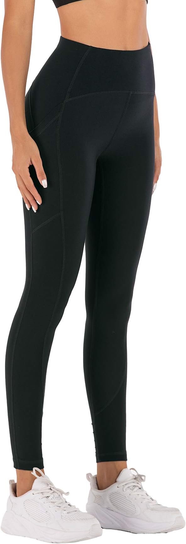 MOYOOGA High Waisted Workout Leggings for Women Tummy Control 7/8 Length Yoga Pants