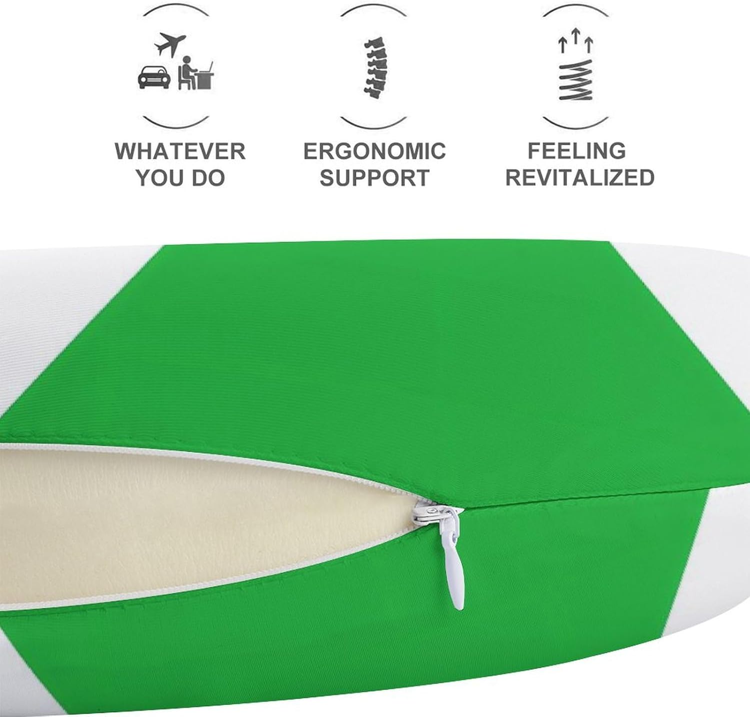 Burundi Flag Memory Foam Pillows U Shaped Travel Neck Pillow