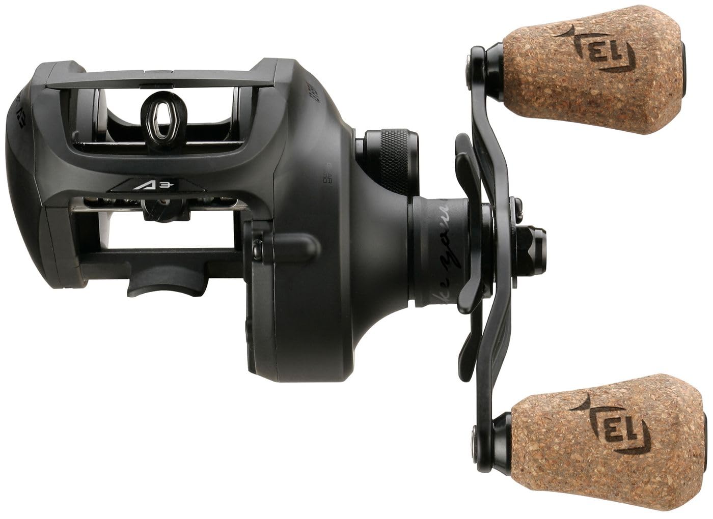 13 FISHING - Concept A23 - Low-Profile Baitcast Fishing Reel - 5.5;1 Gear Ratio - Left Hand Retrieve (300 size) (Fresh+Salt)