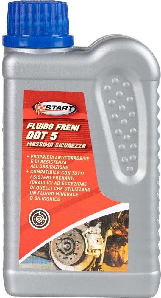 Start Fluido Freni Auto DOT 5 anticorrosivo, Resistente all'ossidazione Contiene 250ml