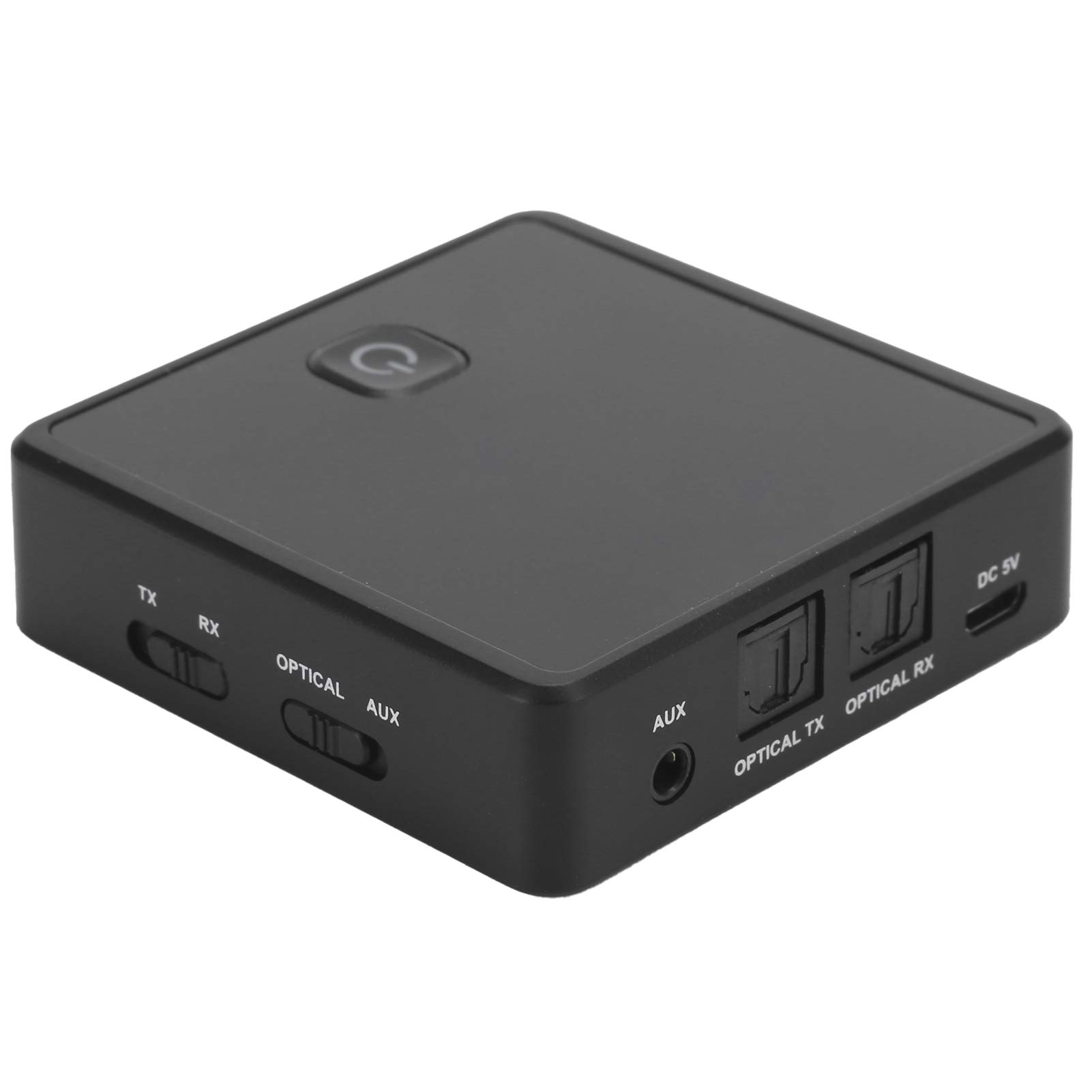 lyrlody Trasmettitore Bluetooth Ricevitore Adattatore Wireless 5.0 Ottico AUX 3.5mm Bassa Latenza Batteria Ricaricabile 300mAh per Casse Stereo Cuffie