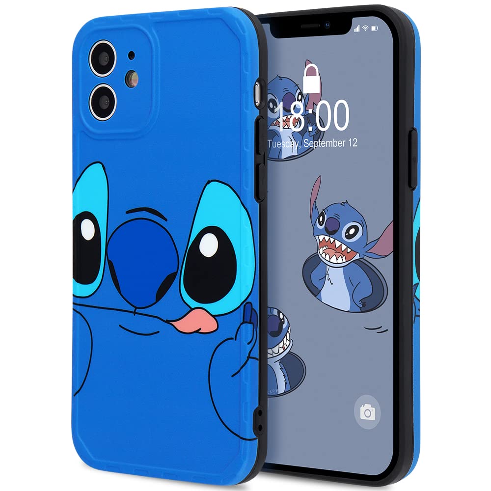 Cusphorn Phone Case for iPhone 12, Cute Cartoon Personalized TPU Protective Durable Shockproof Dropproof Phone Cover Compatible with iPhone 12 (Cartoon 14)