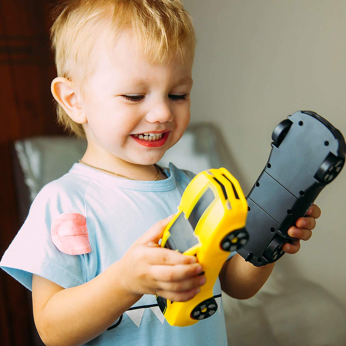 SOMMER Toys for 3 4 5 6 7 Year Old Boys, 5in1 Vehicles