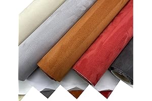 Red Alcantara Wrap for Car Interior