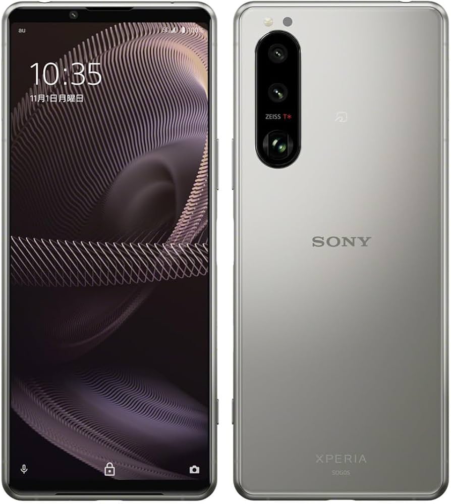 Amazon | Xperia 5 III SOG05, フロストシルバー, 128GB, ZEISS光学