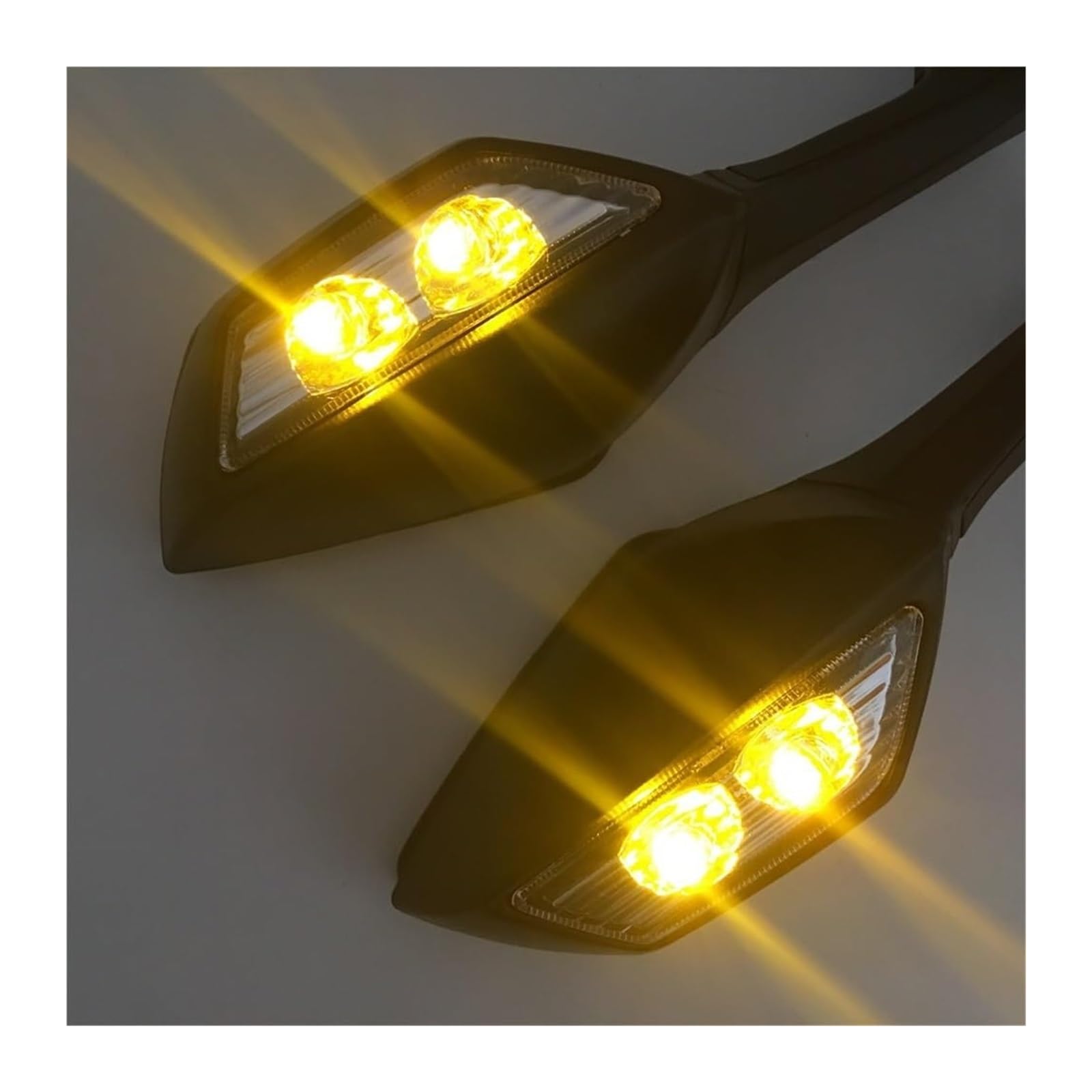 Motocicleta para HERESHOCK para ZX10R ZX10 2011-2015 Motocicleta Gran Angular Retrovisores Espejos Señal Espejo Retrovisor
