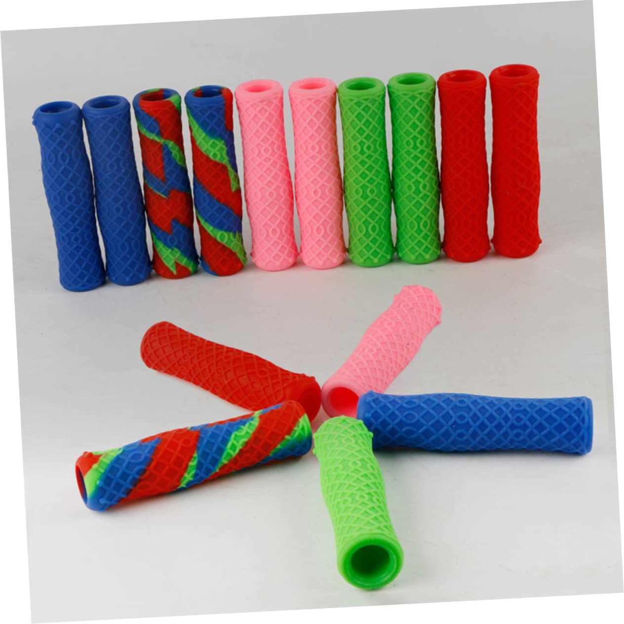 YARNOW Bici per Bambini Manopole da Bar Impugnatura in Silicone per Bici Manubrio MTB Manopole per Bici Coperture per Manubrio per Bici Manopole per Manubrio per Bambini + Biciclette