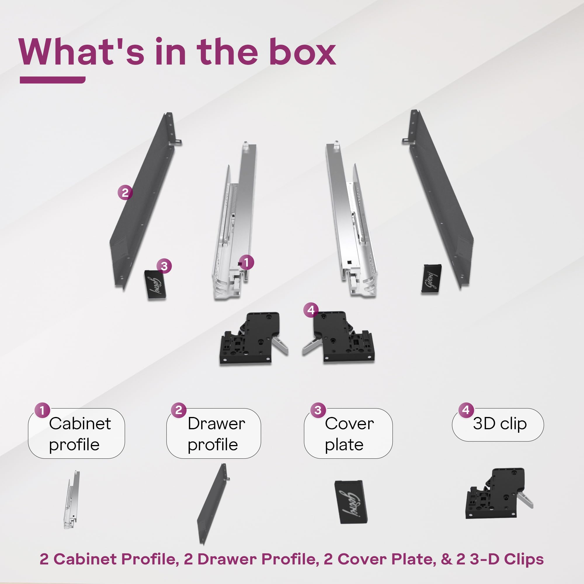 Godrej Slim Drawer Slides - 35kg Capacity -5