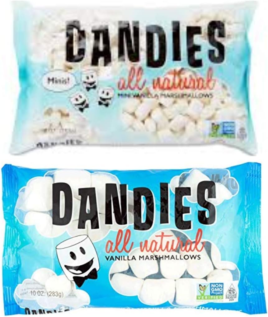 DANDIES Marshmallows, Vegan, Pack 2