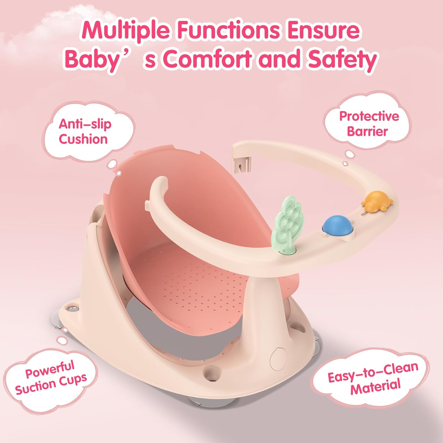The Safe & Cozy Baby Bath Seat: Perfect for Your Little One