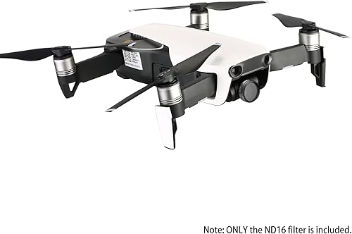 Miniatura 5 de Neewer DJI Mavic - Kit de filtro de lente de aire, 3 filtros de densidad neutra Pro ND4, ND8, ND16, hechos de vidrio óptico con marco de aleación de