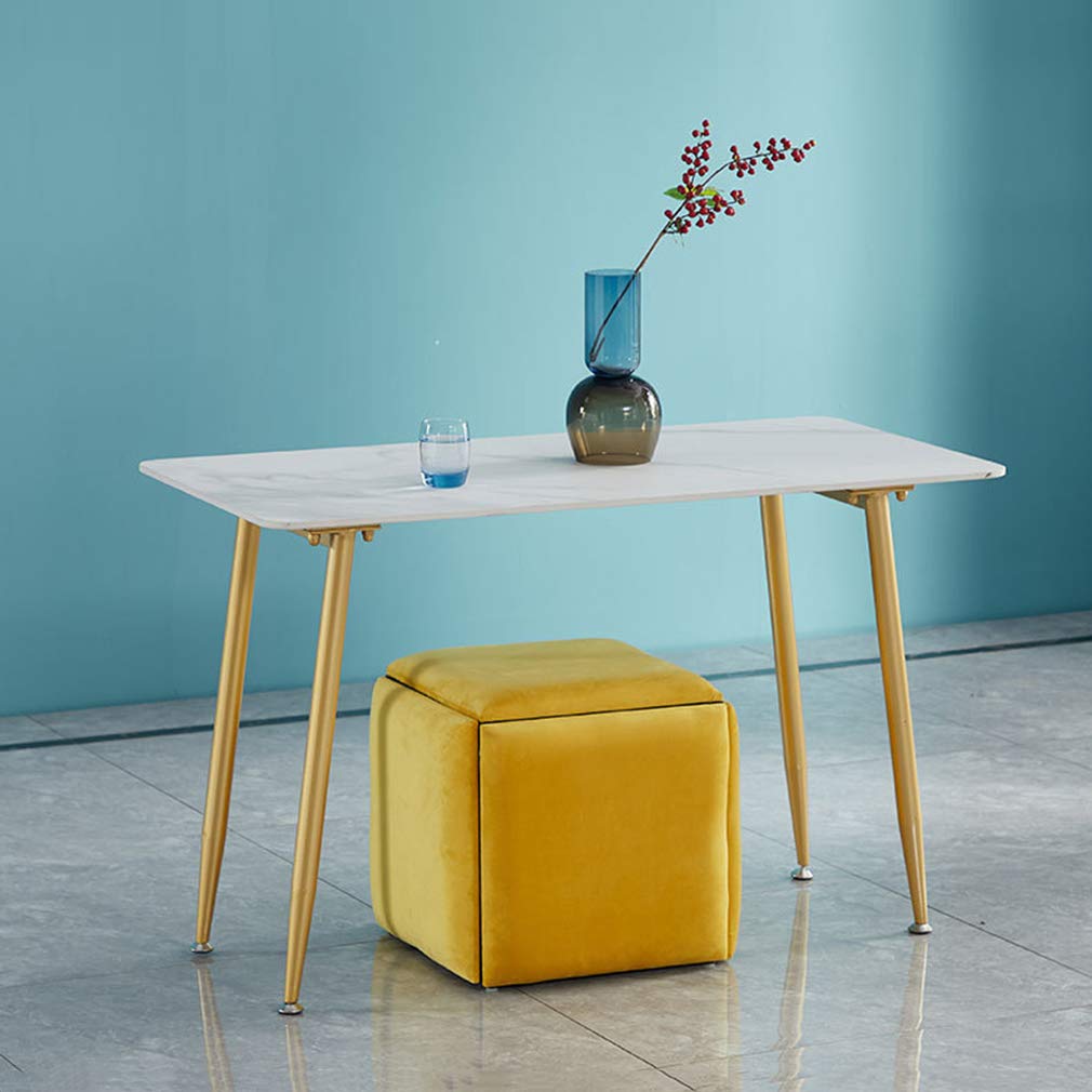 ZXF- Stapelbare Sofa Stuhl Hocker Kombination 5 In 1 Sitzwürfel Fußschemel - Atmungsaktive Wildleder Fußstütze Ottomans Home Accessoire Kreatives Würfelsofa, Gemischte Farben