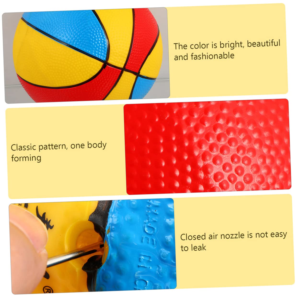 5 Palloni Spiaggia Gonfiabili PVC Giochi Estivi per Flessibili e Facili da Gonfiare per Piscina e Feste Allaperto