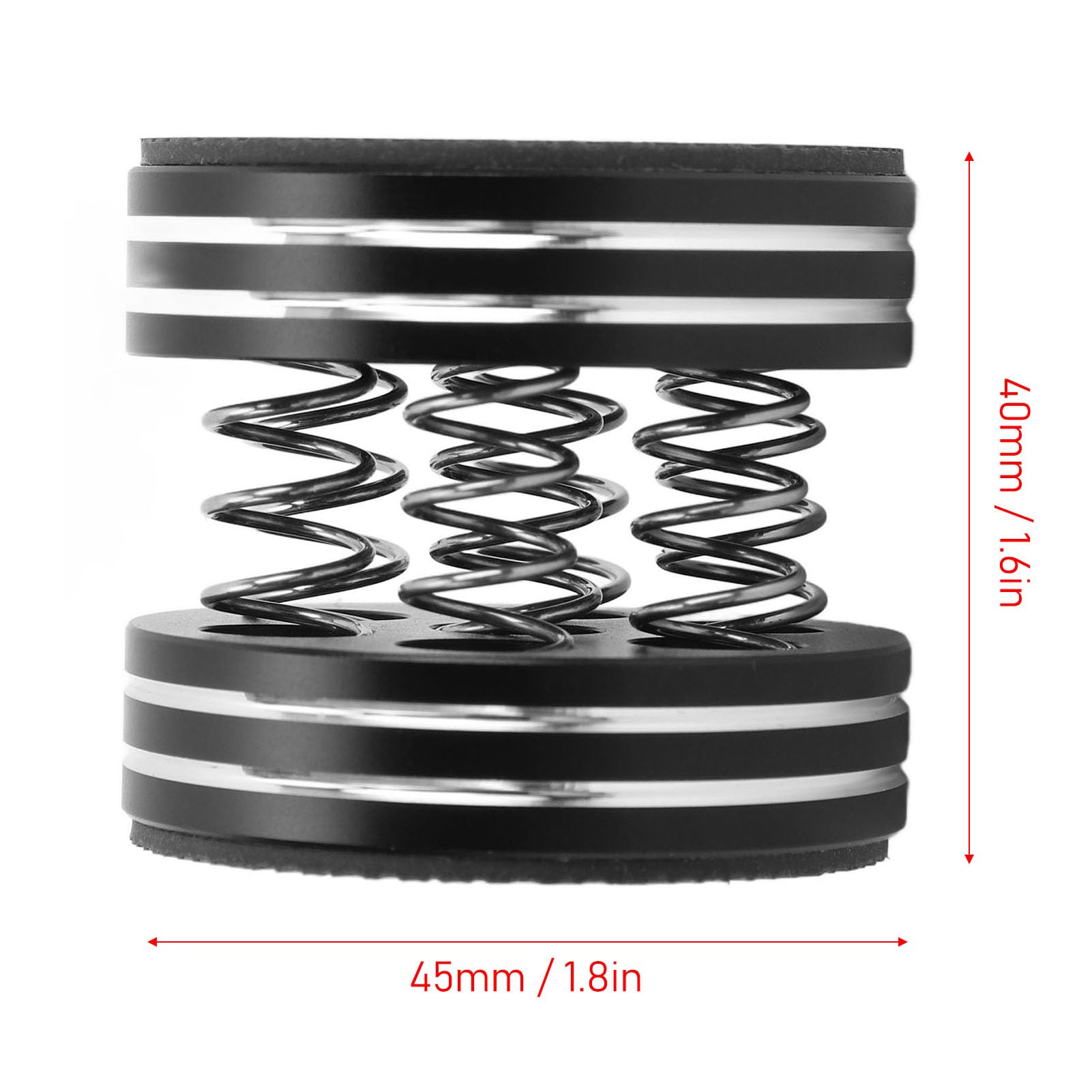 Cuscinetti Isolanti per Subwoofer, Piedini Isolanti Antiscivolo Ammortizzanti per Altoparlanti, Cuscinetti per Giradischi con Set da 4 Pezzi per Amplificatore Giradischi Altoparlante