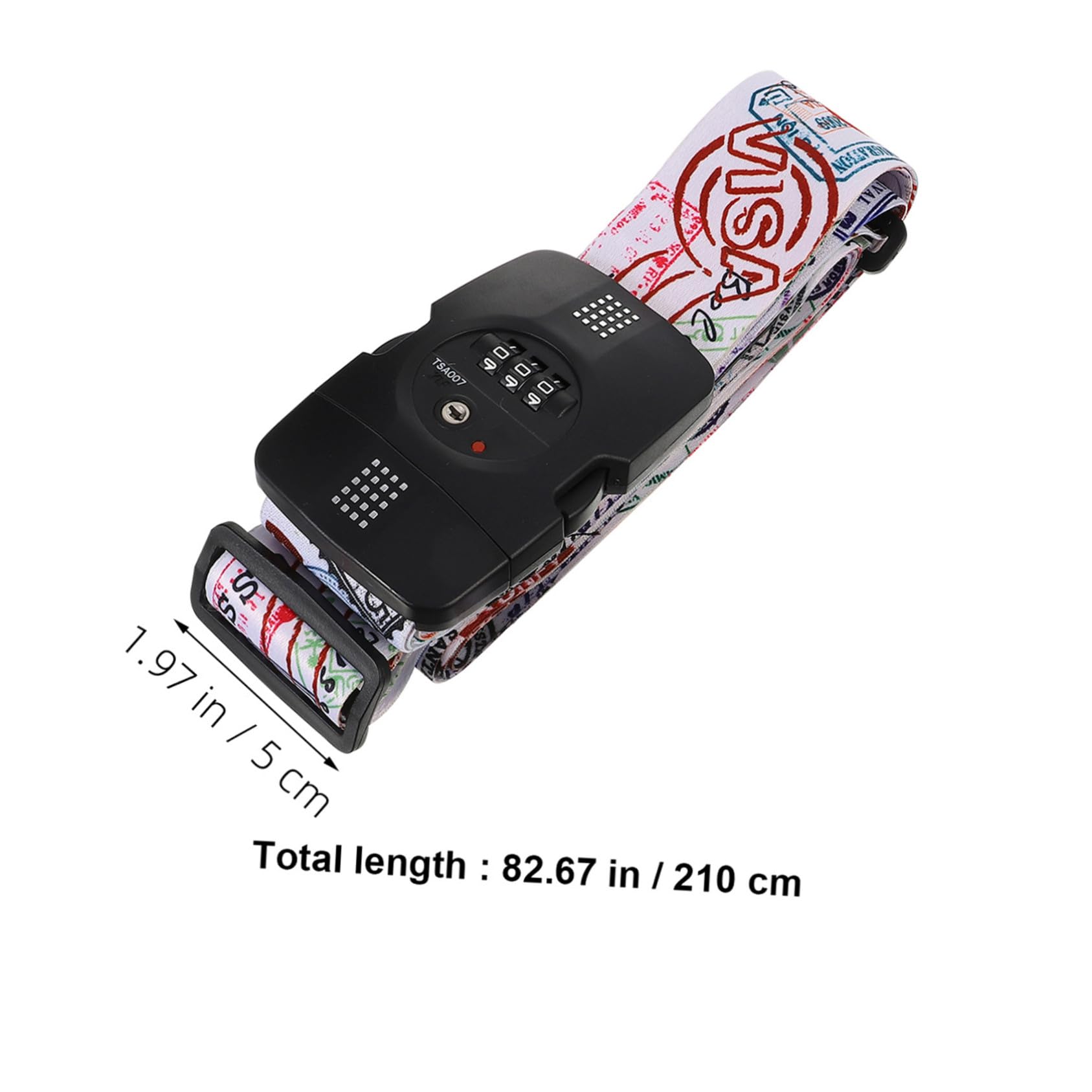 BESTYASH Reisesicherheitsgurt Koffergurt 2 Stück mit Verstellbarem Kreuz Design aus Kunststoff und Stoff Abnehmbar Modisch und Sicher für Reisen