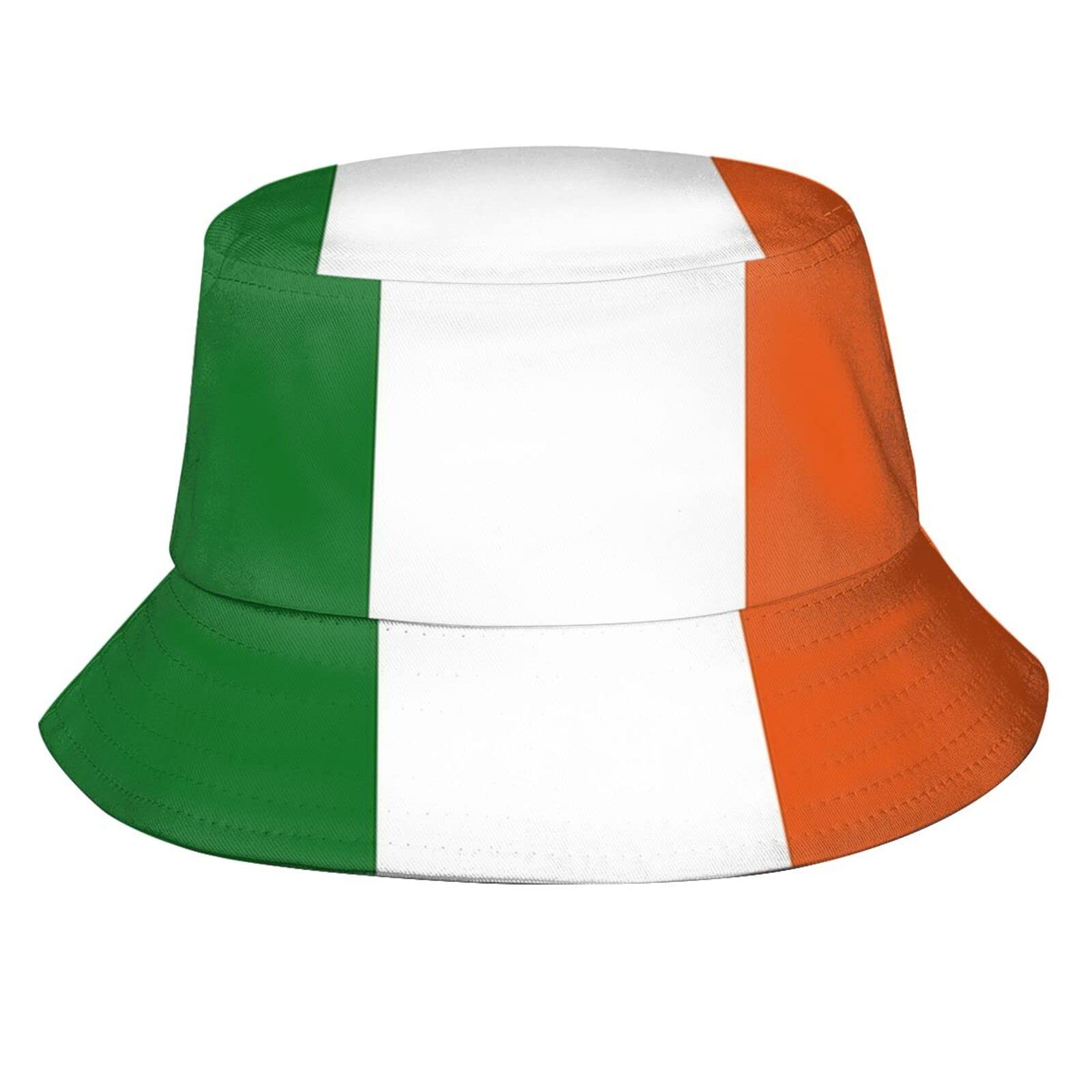 Cute Funny Ireland Flag Bucket Hats Fashion Sun Cap Packable Outdoor Irish Fisherman Hat for Women Men