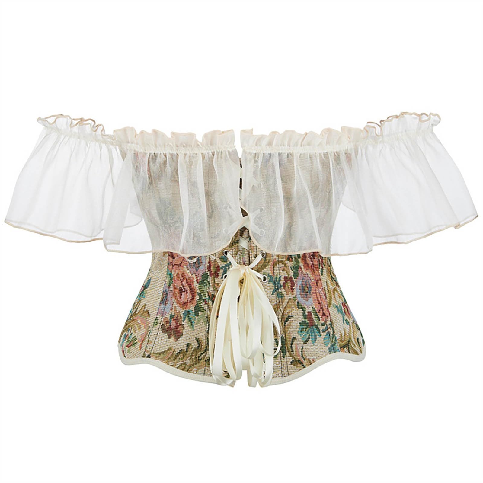 Generisch Corsetto senza spalline con abbottonatura, senza cuciture, modellante senza cuciture, abbottonatura anteriore, senza spalline, controllo e sostegno, shapewear da donna