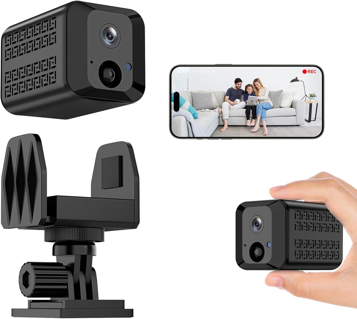 Amazon.co.jp: Pefemnio【2025新登場】小型カメラ 隠しカメラ 防犯