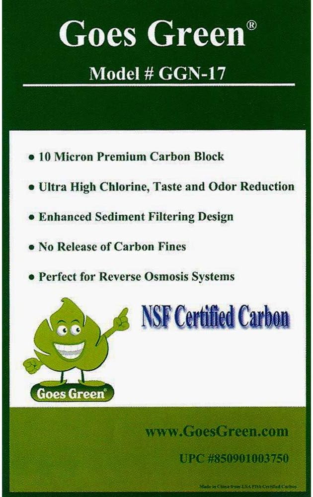 GE Merlin Reverse Osmosis Carbon Pre Filter 1237460