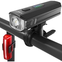 APECYC Bike Lights USB-C Rechargeable Bicycle Front Headlight and Rear Taillight with 4+5 Light Modes, Waterproof Bike Light Set for Night Riding, Commuter, Road &amp; Mountain Cycling