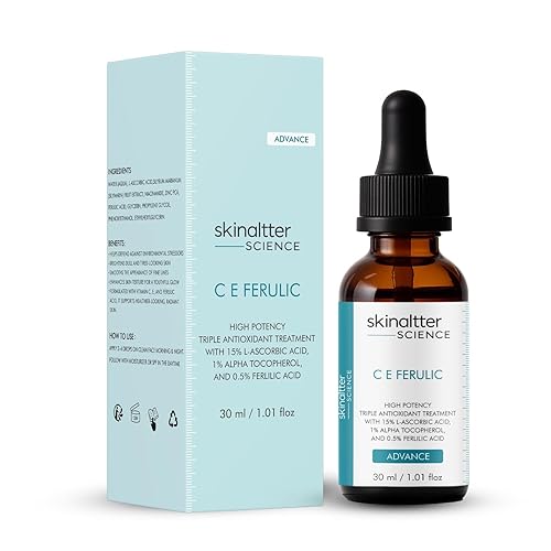 C E Ferúlico con ácido L-ascórbico al 15%  Suero de vitamina C para antienvejecimiento, reafirmante e iluminador 1.01 fl oz  1.0 fl oz