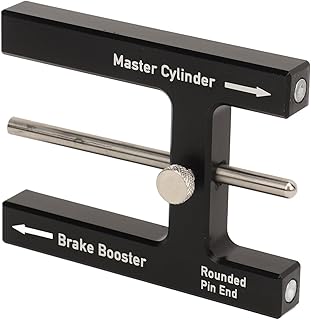 Brake Adjustment Tool Brake Repair Booster Rod Adjustment Tool, Sturdy Aluminium Alloy Brake Booster Master Cylinder Push Rod Length Gauge for Adjustable Braking Distance