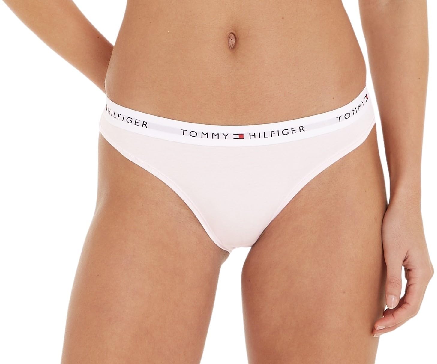 Tommy Hilfiger Women's Pink Tommy Icons Bikini Brief, Light  8 Xs