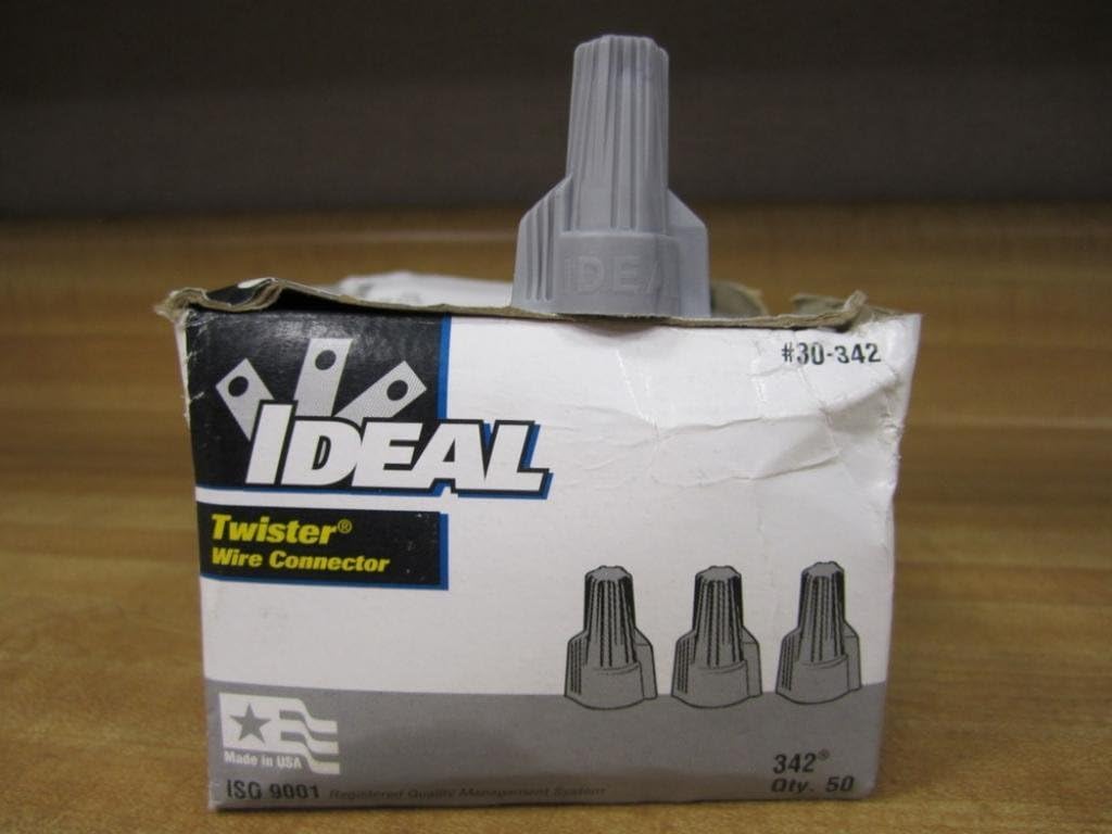 Ideal Industries 30-342 Wire Connector 18-6 AWG Gray Twister 342™