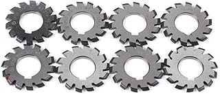 DNYSYSJ 8 Pcs/Set Involute Gear Cutter DP20 PA14-1/2#1-8 Involute Gear Cutters
