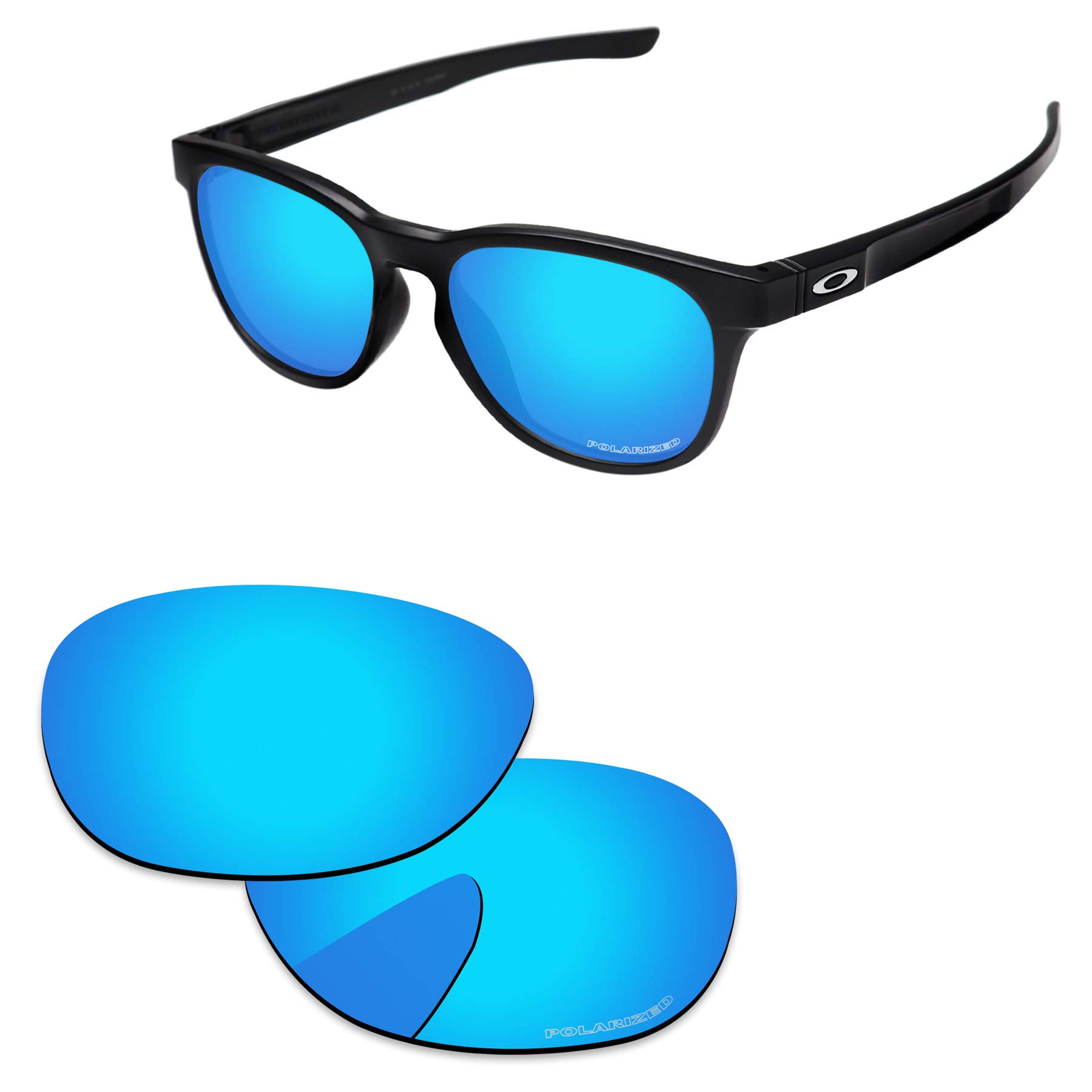 Amazon | PapaViva 偏光 交換レンズ For Oakley Stringer アイスブルー