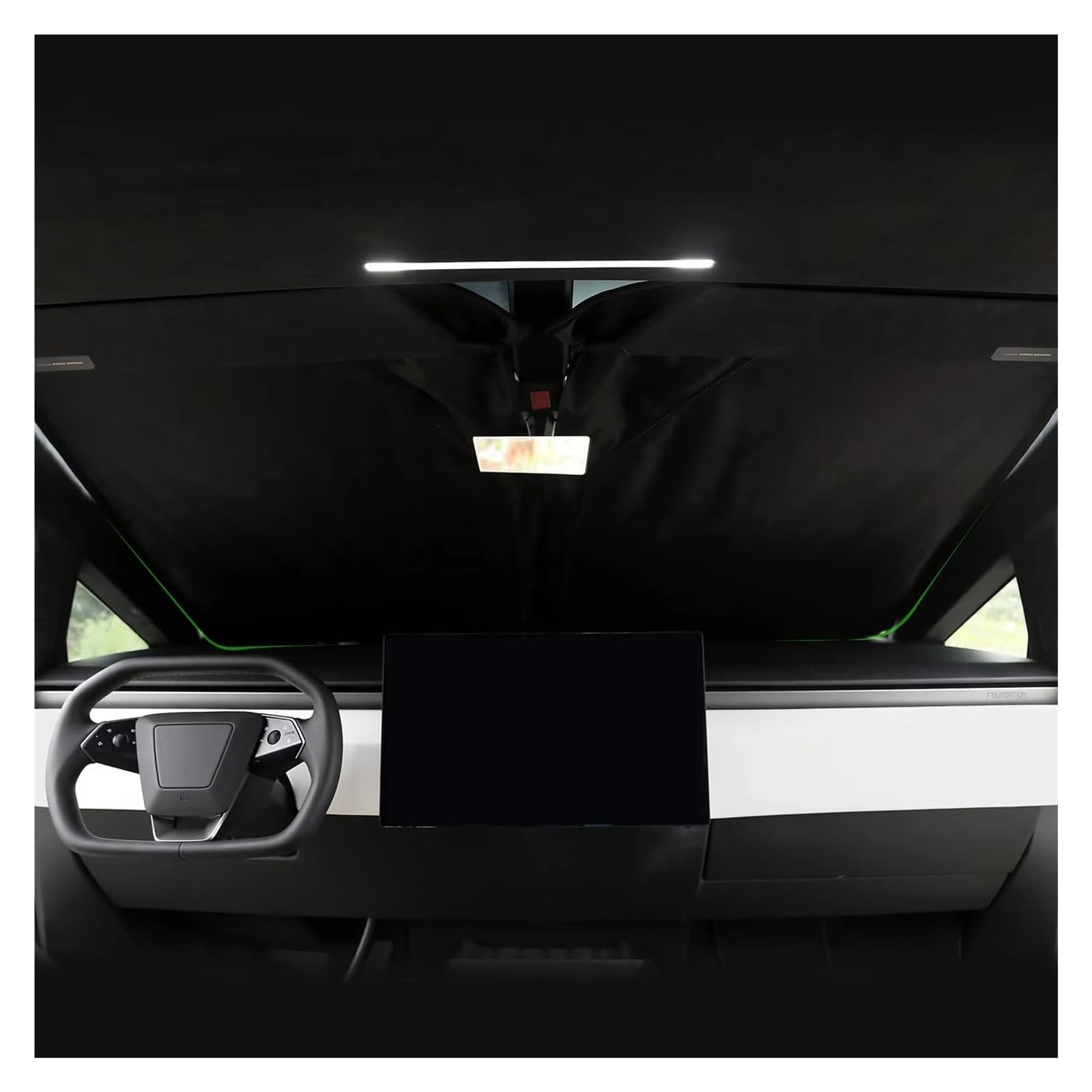 Parabrezza Per Tesla per Cybertruck 2024-2025, parasole per finestrino anteriore, parasole per parabrezza, parabrezza pieghevole Parasole Auto