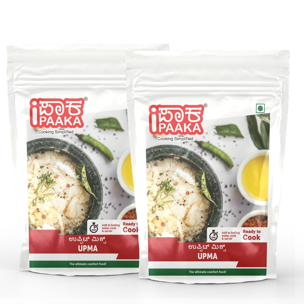 iPaaka Upma 150g (Pack of 2) Instant Breakfast Mix Ready in 5 Mins Healthy Chemical Free Just Like Homemade (B0CBJTDCLN) Amazon Price History, Amazon Price Tracker
