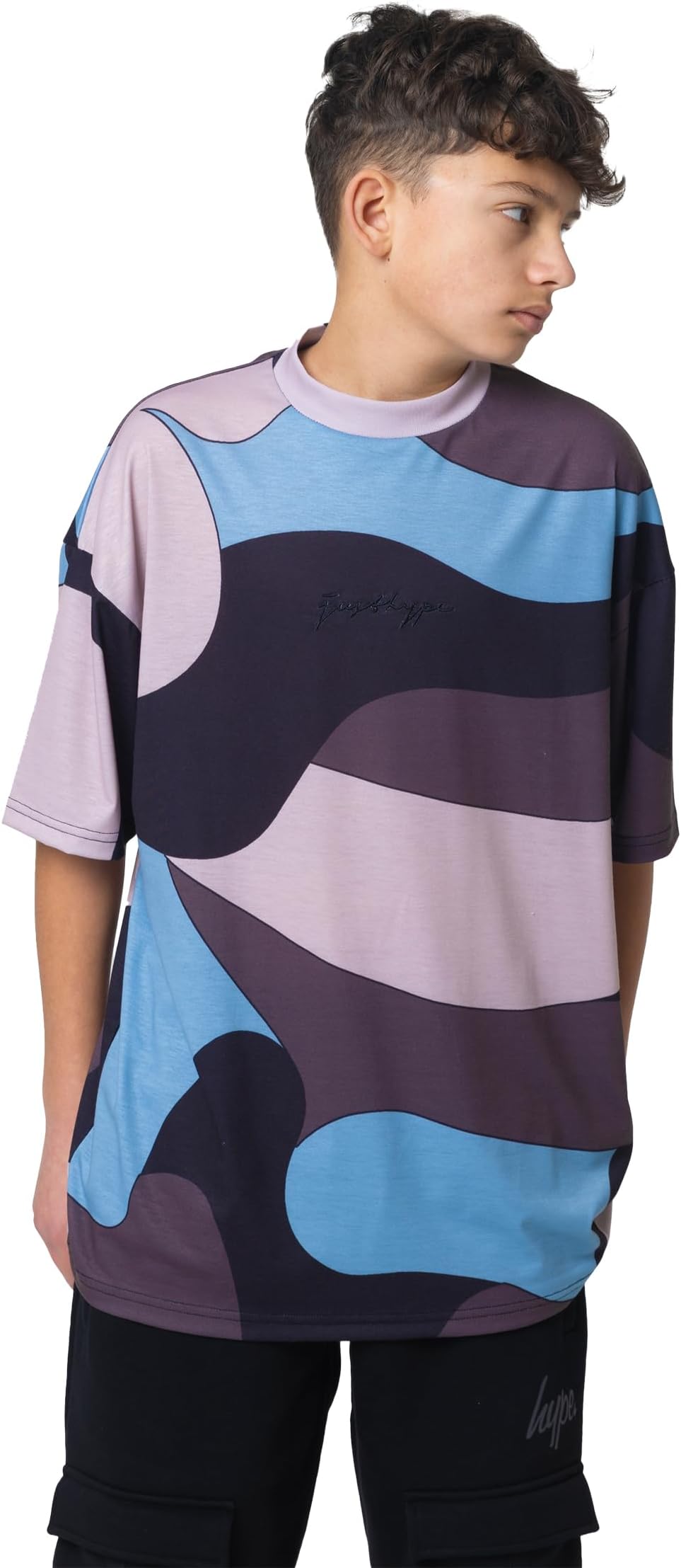 hypeBoys Multi Squiggle Camo T-Shirt