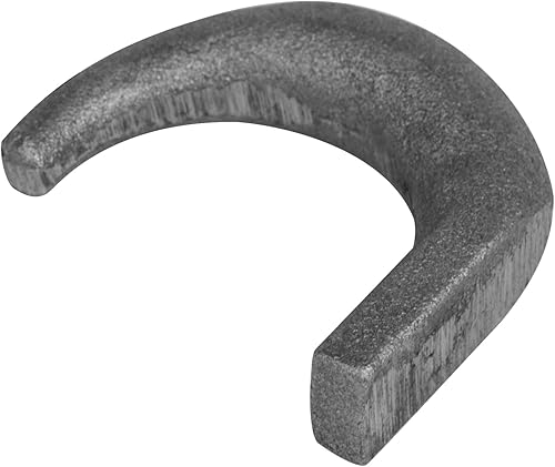 Miniatura 4 de Paquete de 10 ganchos de cuerda soldables de acero al carbono de 2-38 x 2 pulgadas, ancho de apertura de 1-34 pulgadas, ganchos de amarre soldables