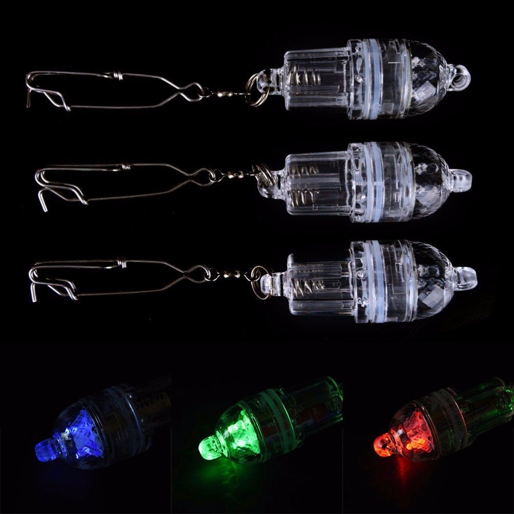 TOPINDFishing Underwater Light Deep Drop Squid Fishing Lure LED Attractor Light Night Attractive Bait Flashing Lamp Attracting Fish Finders & Depth Finders