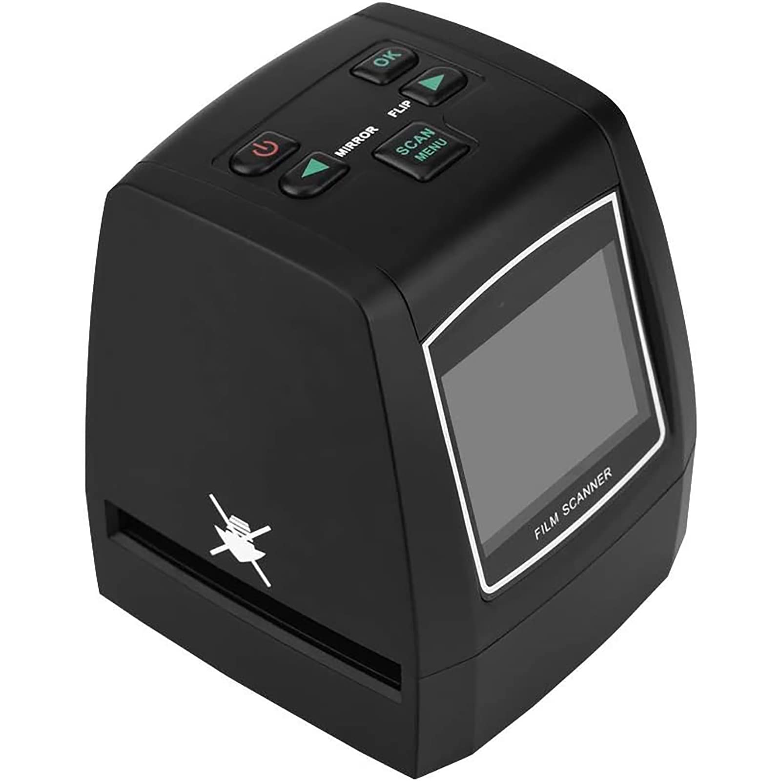 Scanner de film haute résolution, scanner de film négatif de diapositives de 8 mm, prise en charge du stockage de carte SD de diapositives 32G, rétroéclairage LED, adapté à différents types de diapo