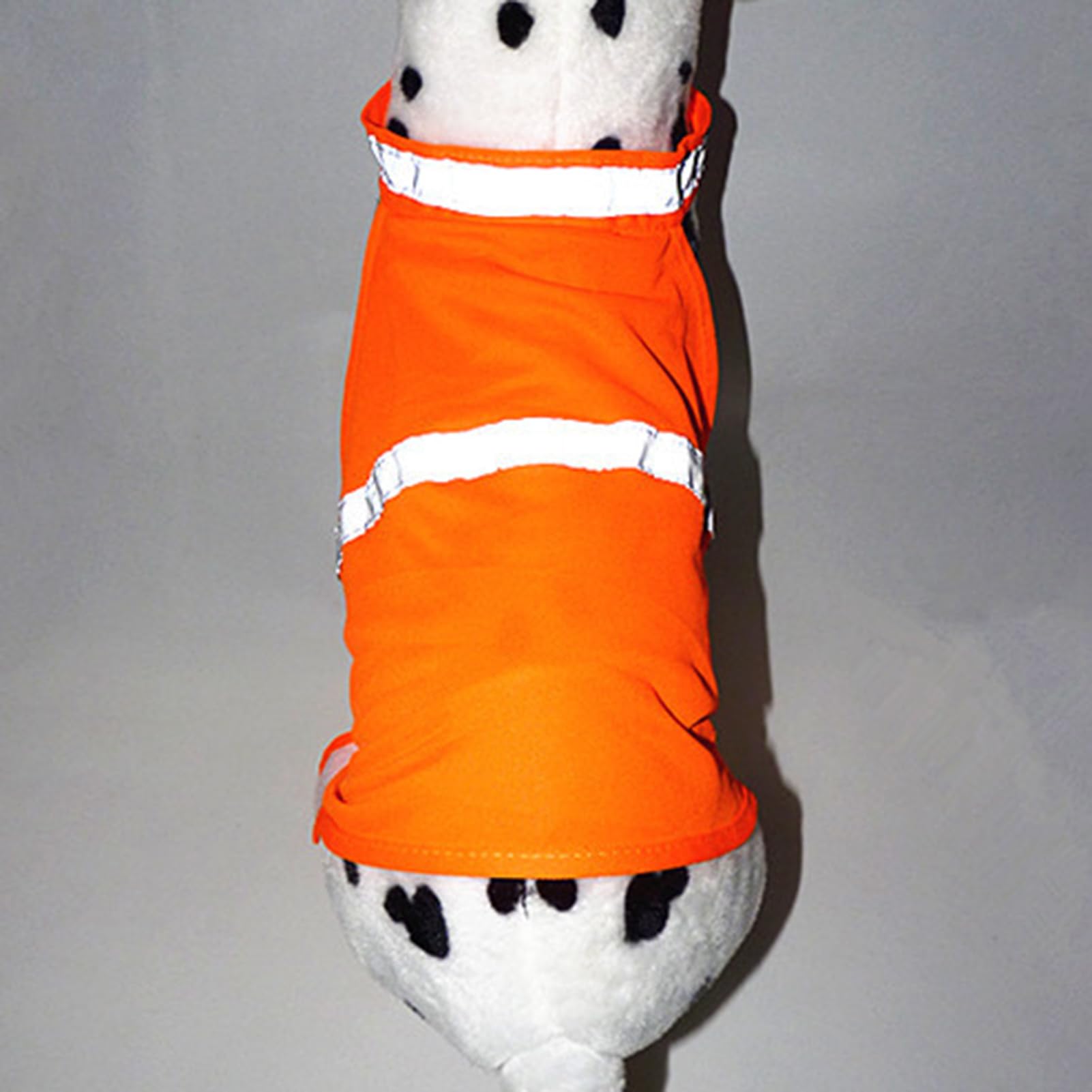 Gilet Réfléchissant pour Chien | Orange Fluorescent, Respirant et Confortable | Fournitures Légères pour Animaux de Compagnie