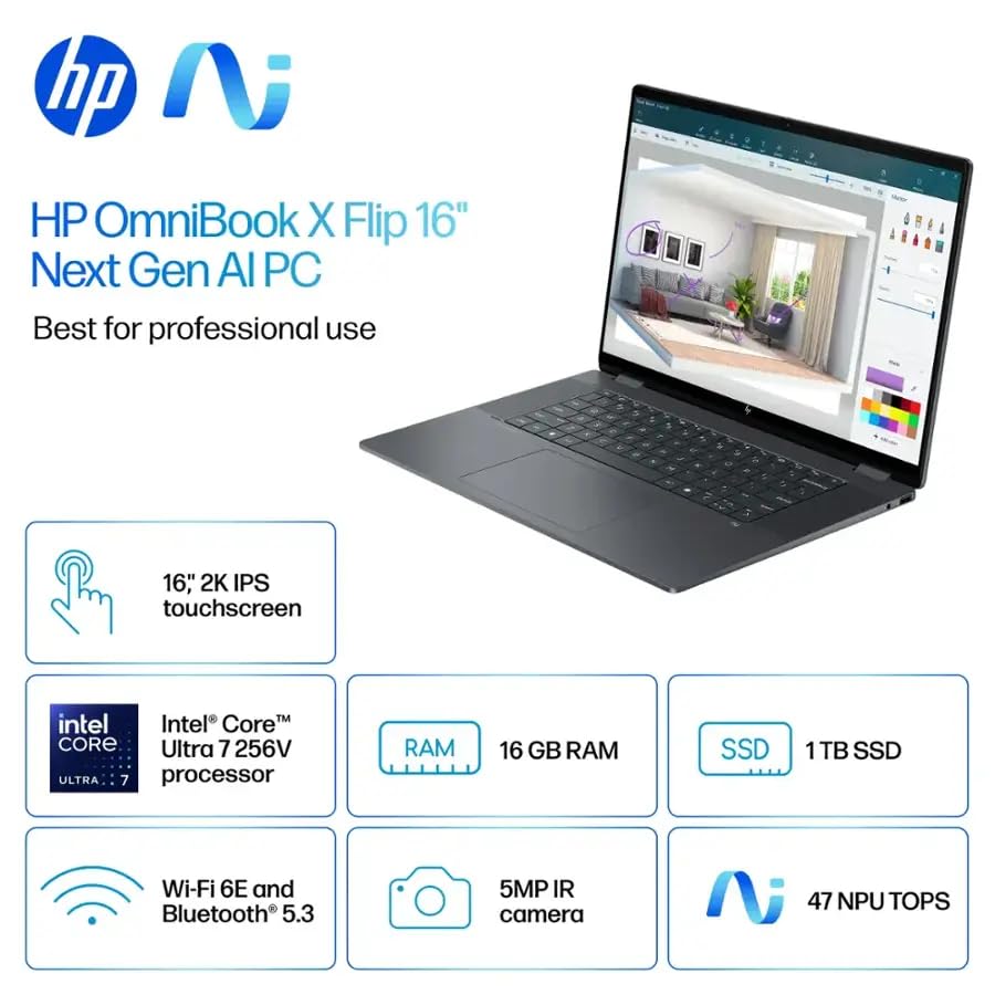 Amazon.co.jp: HP OmniBook X Flip 2-in-1 タッチスクリーンノート