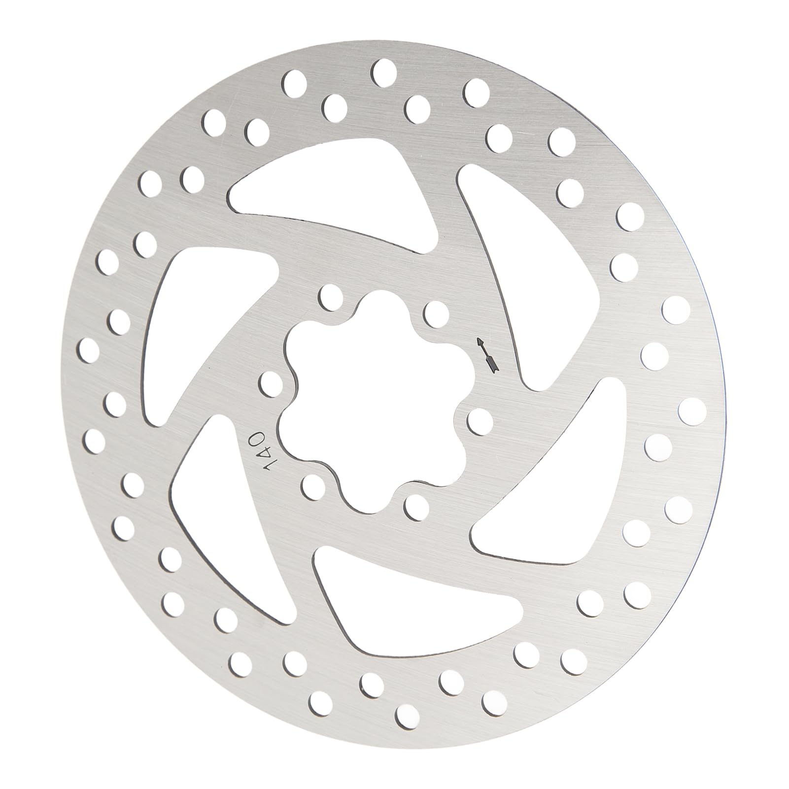 Electric Scooter Brake Disc, Stainless Steel Brake Rotor 140mm Brake Disc Replacement Parts for Mountain E Sports