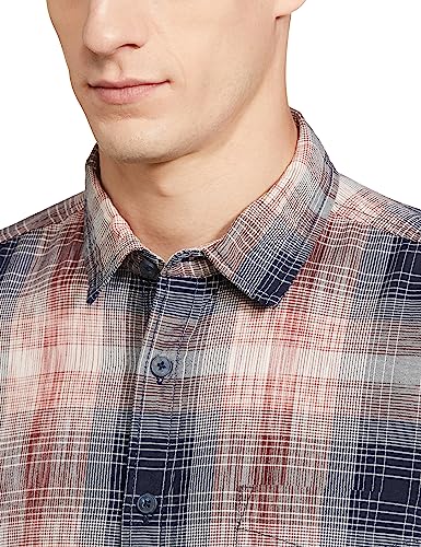 Image of Max Men Checked Slim Fit Casual Shirt