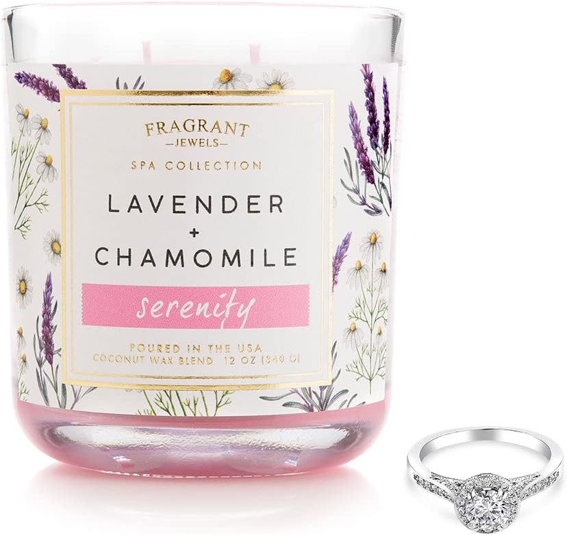 Fragrant Jewels Scented Candle with Ring Inside Chamomile