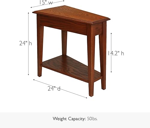 Miniatura 3 de Leick Furniture mesa reclinable, Madera Noble, MEDIUM OAK