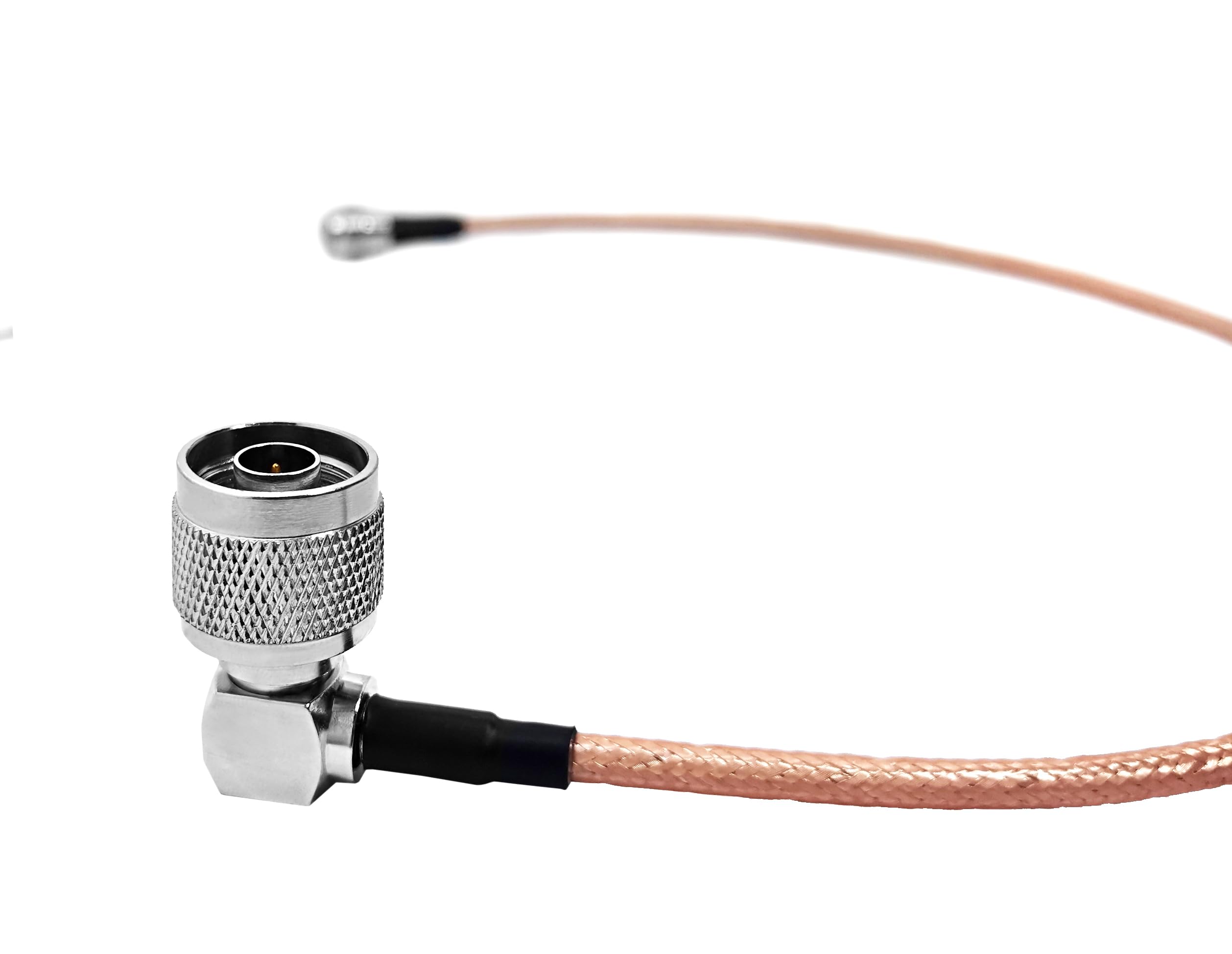 1 câble coaxial RG142 N mâle vers N femelle à faible perte – Extension de 50 Ohm pour systèmes d'antenne, amplificateurs WiFi et plus encore (1,8 m)