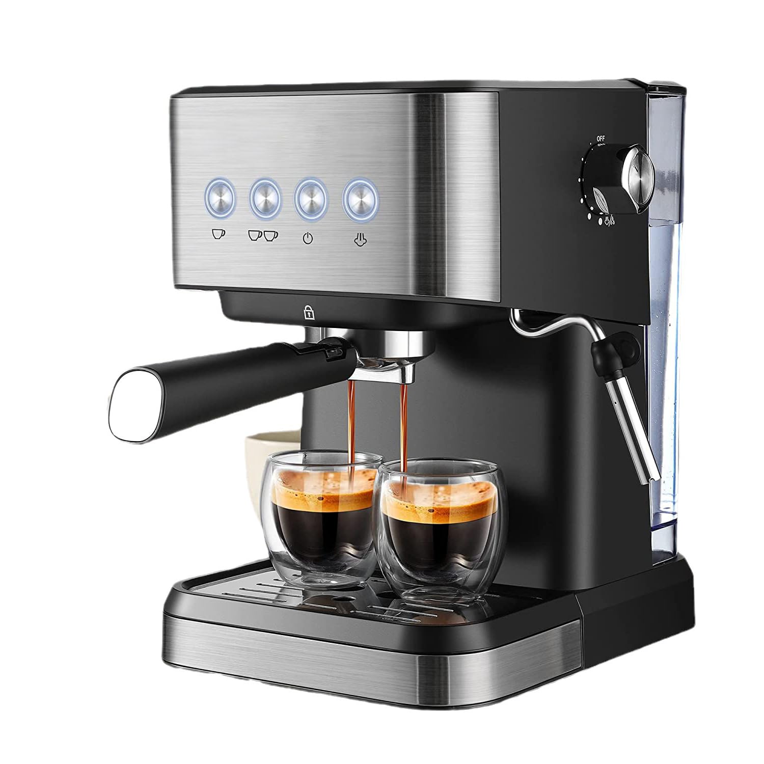 Amazon.co.jp : バーエスプレッソマシン1050Wオールインワン半自動