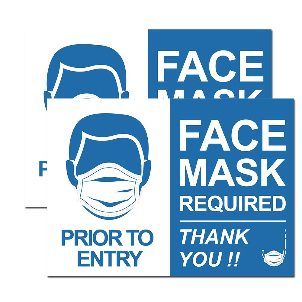 Buy "FACE MASK Required" Sign Removable Sign for Asking Customers to