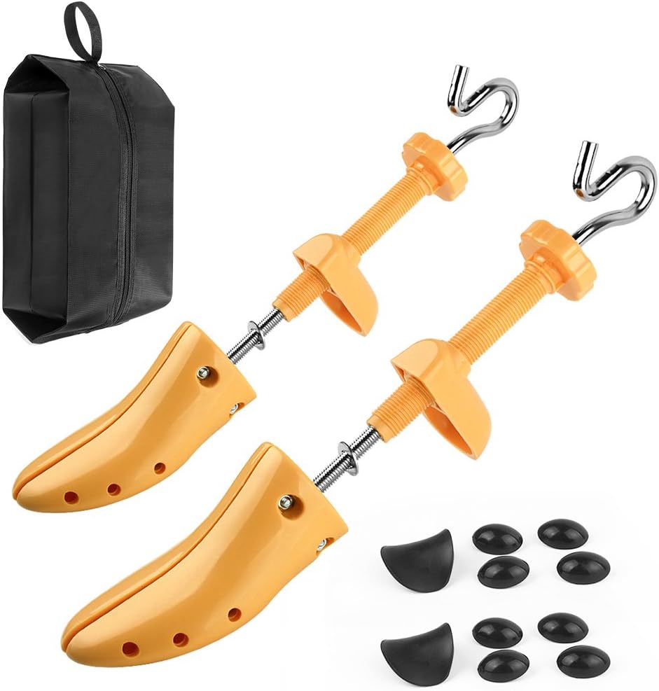 FLYEGO Shoe Stretchers with Travel Shoe Bag(1 PAIR) Two Way Widener(Large)