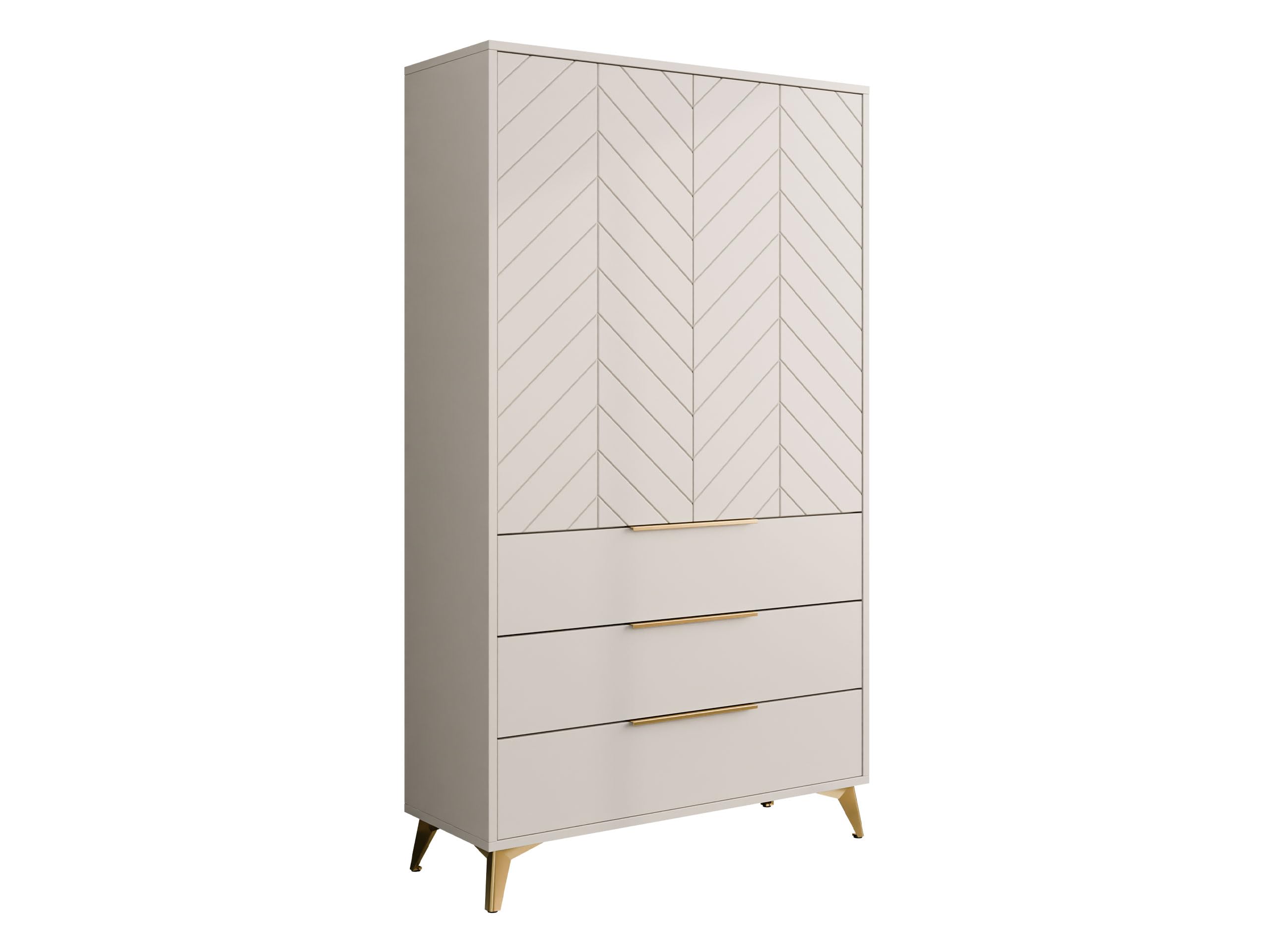 Mirjan24 Drehtürenschrank Xylix 2D3SZ – Drehtürenschrank, Sandbeige