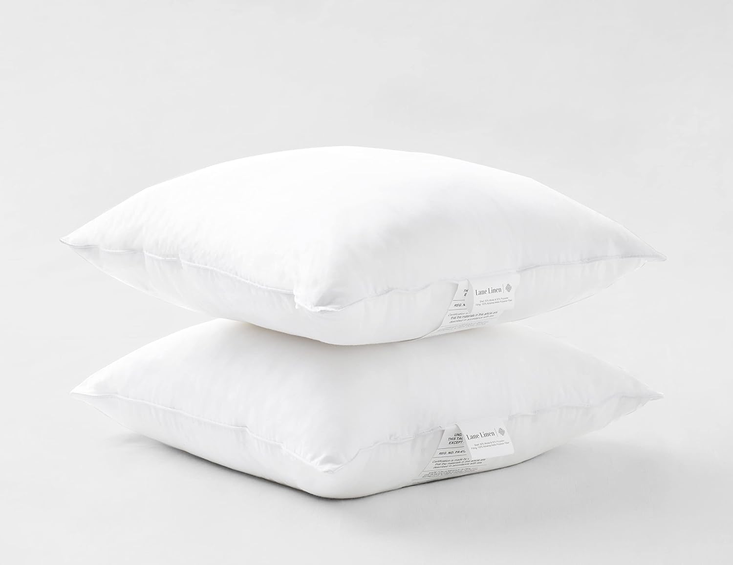 Lane Linen 24x24 Pillow Inserts Set of 2 Lightweight Down