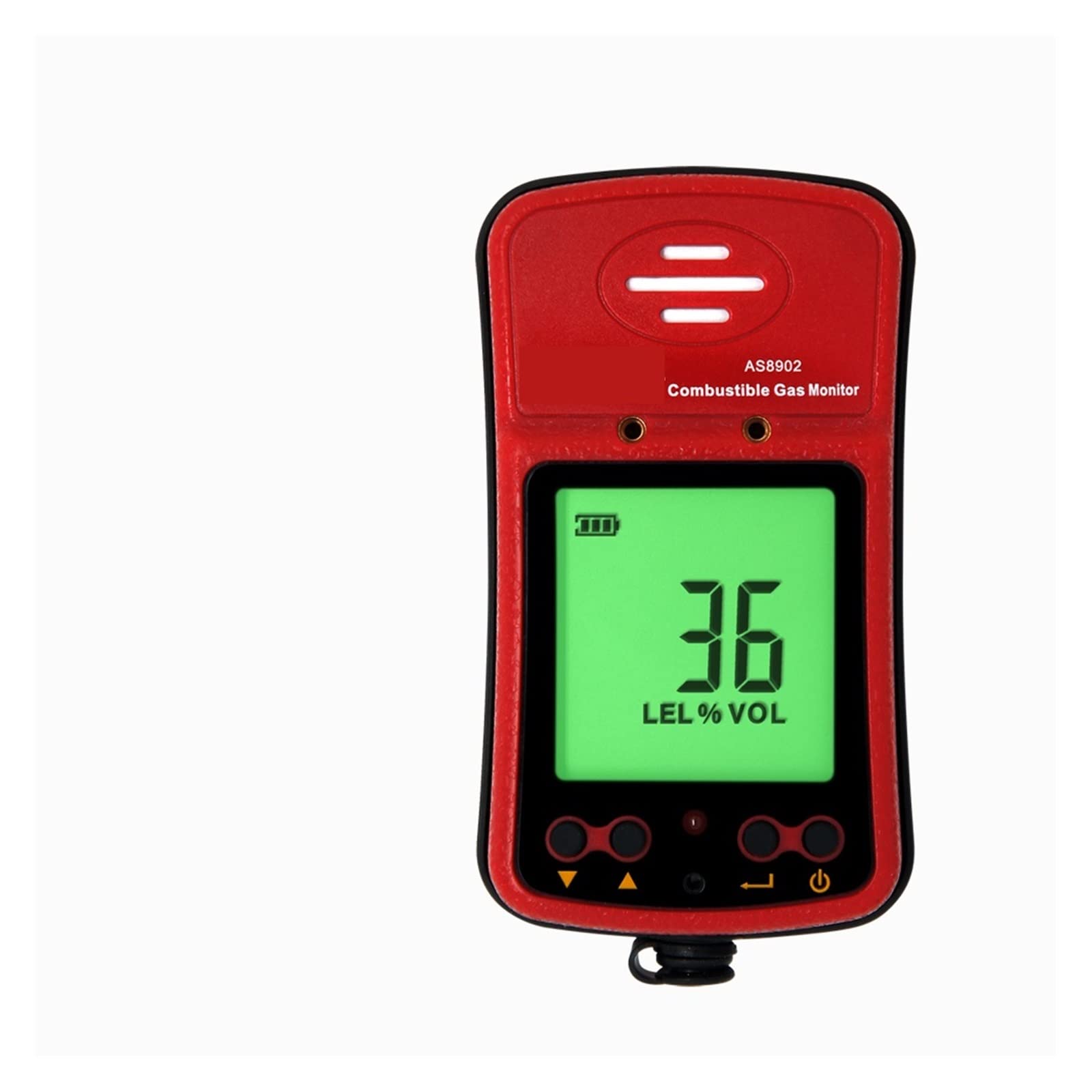 Gas Detector, Combustible Gas Detector Natural Methane Leak Tester Port Flammable Location Determine 0~100% LEL Alarm